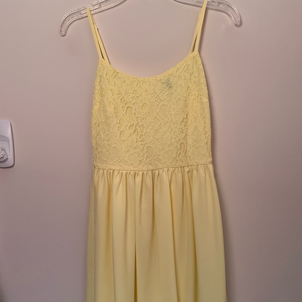 Pale Yellow Dress